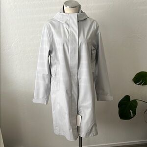 Uniqlo Gray Trench Coat Modern Minimalist Design